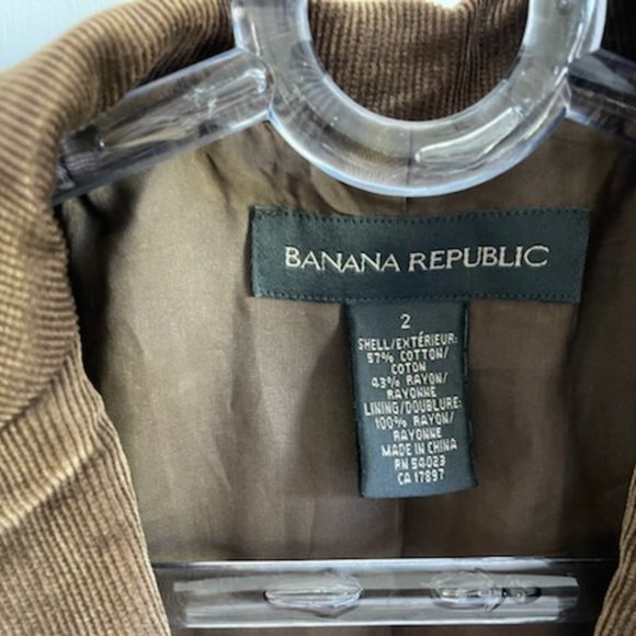 Corduroy Brown Blazer, size 2 - Picture 4 of 4